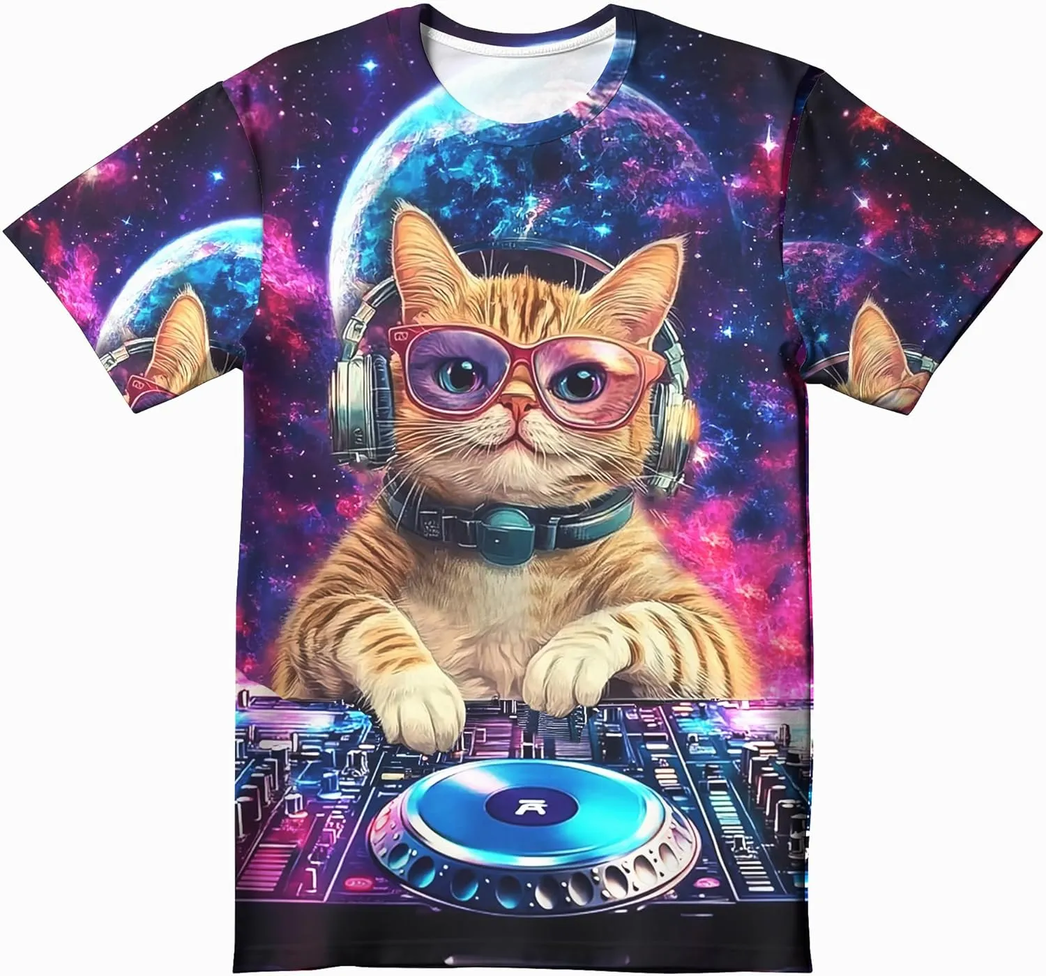 3D Graphic Boys Girls T Shirts, Crewneck Short Sleeve Tees for Teens