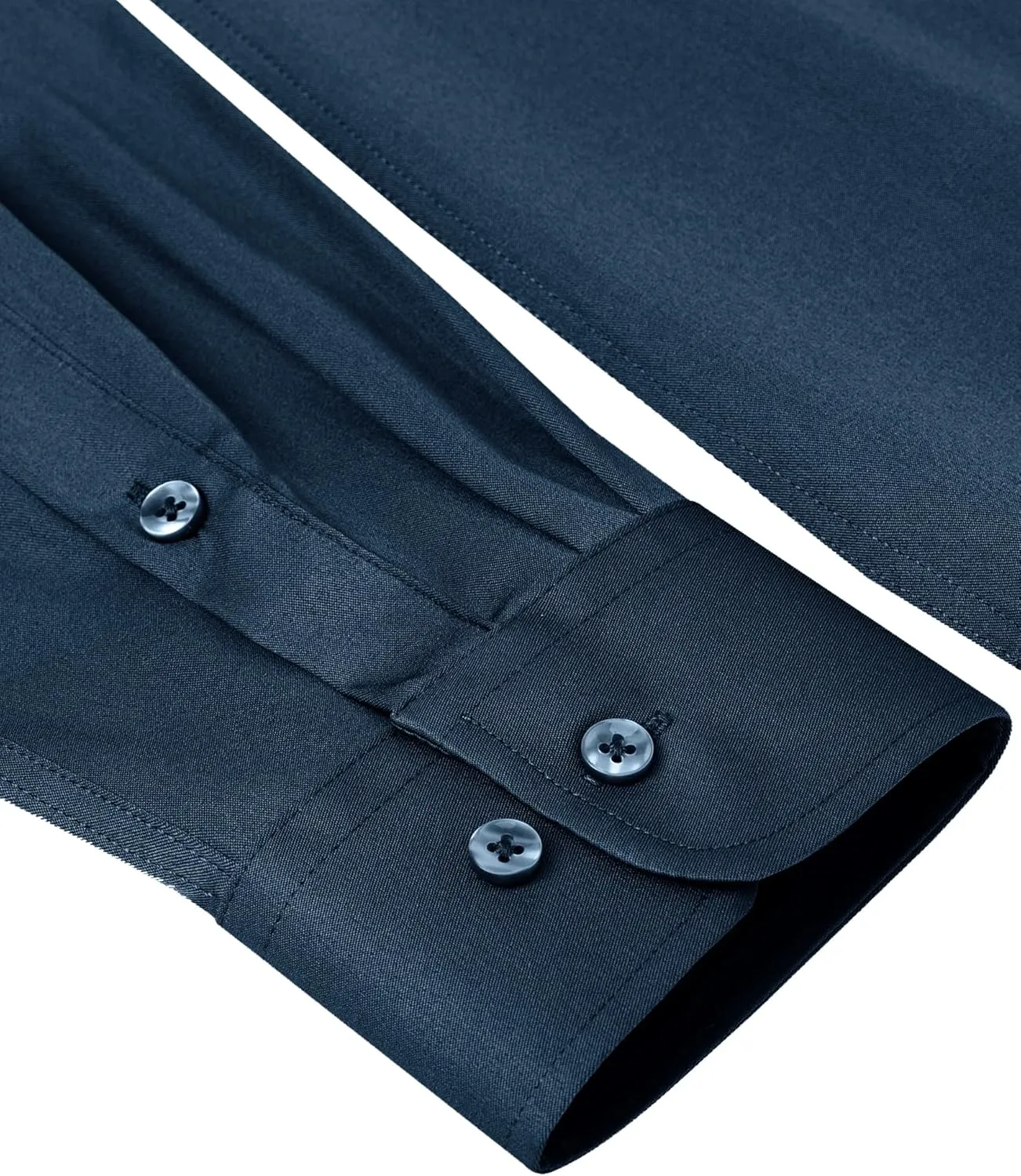 Alimens & Gentle Slim Fit Mens Dress Shirts for Men Button Down Long Sleeve Dress Shirts Wrinkle Free Formal Stain Proof