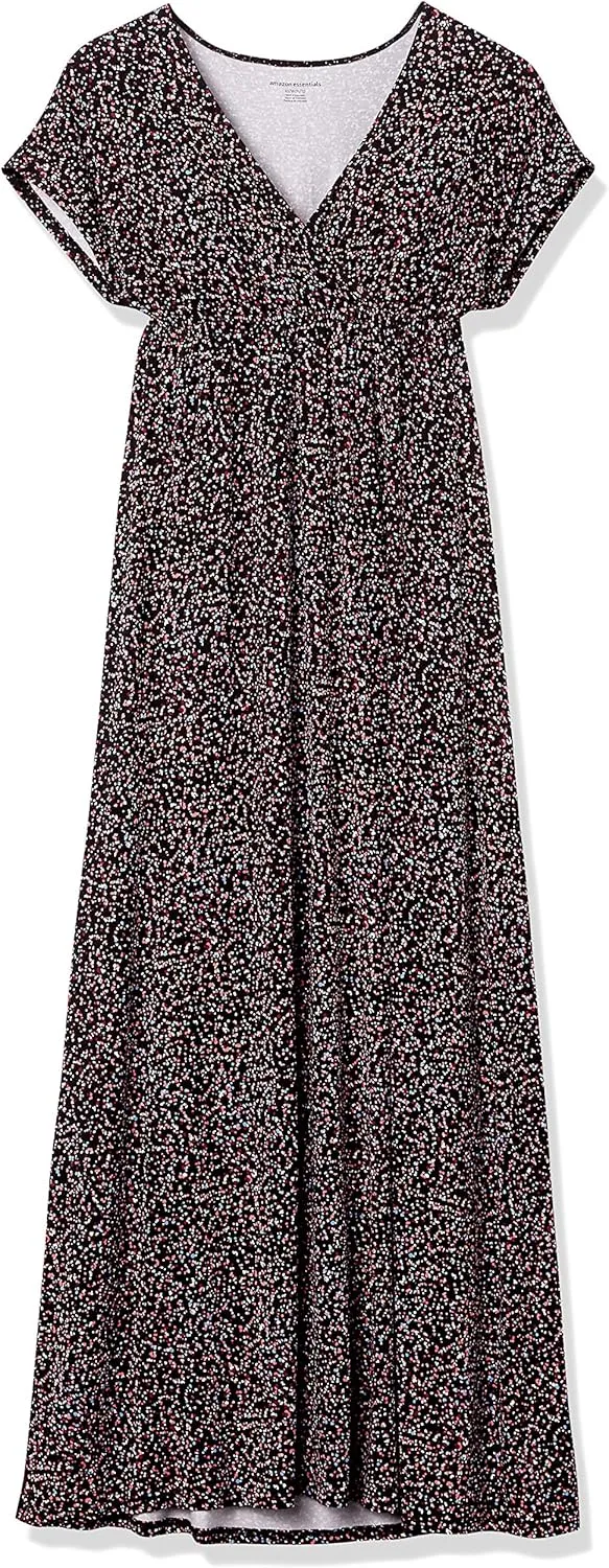 Amazon Essentials Women's Waisted Maxi Dress (Available in Plus Size)