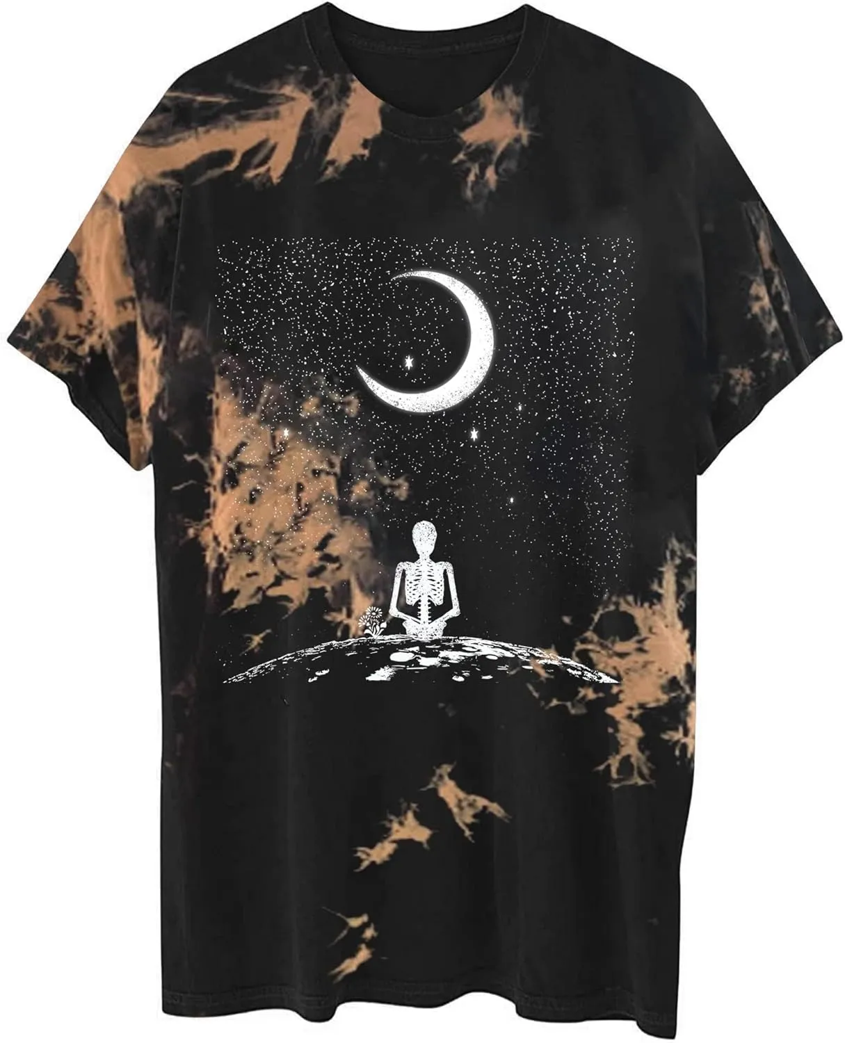 Avanova Women Graphic Letter Print Oversized T Shirt Short Sleeve Casual Summer Loose Fit Tee Top