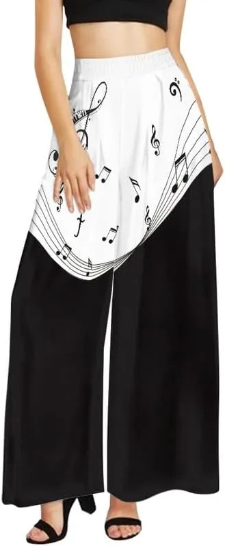Blood Splatter Women's High Waist Pants Colorful Colorblock Beach Palazzo Long Pant Polka Dot Lounge Pant Trouser