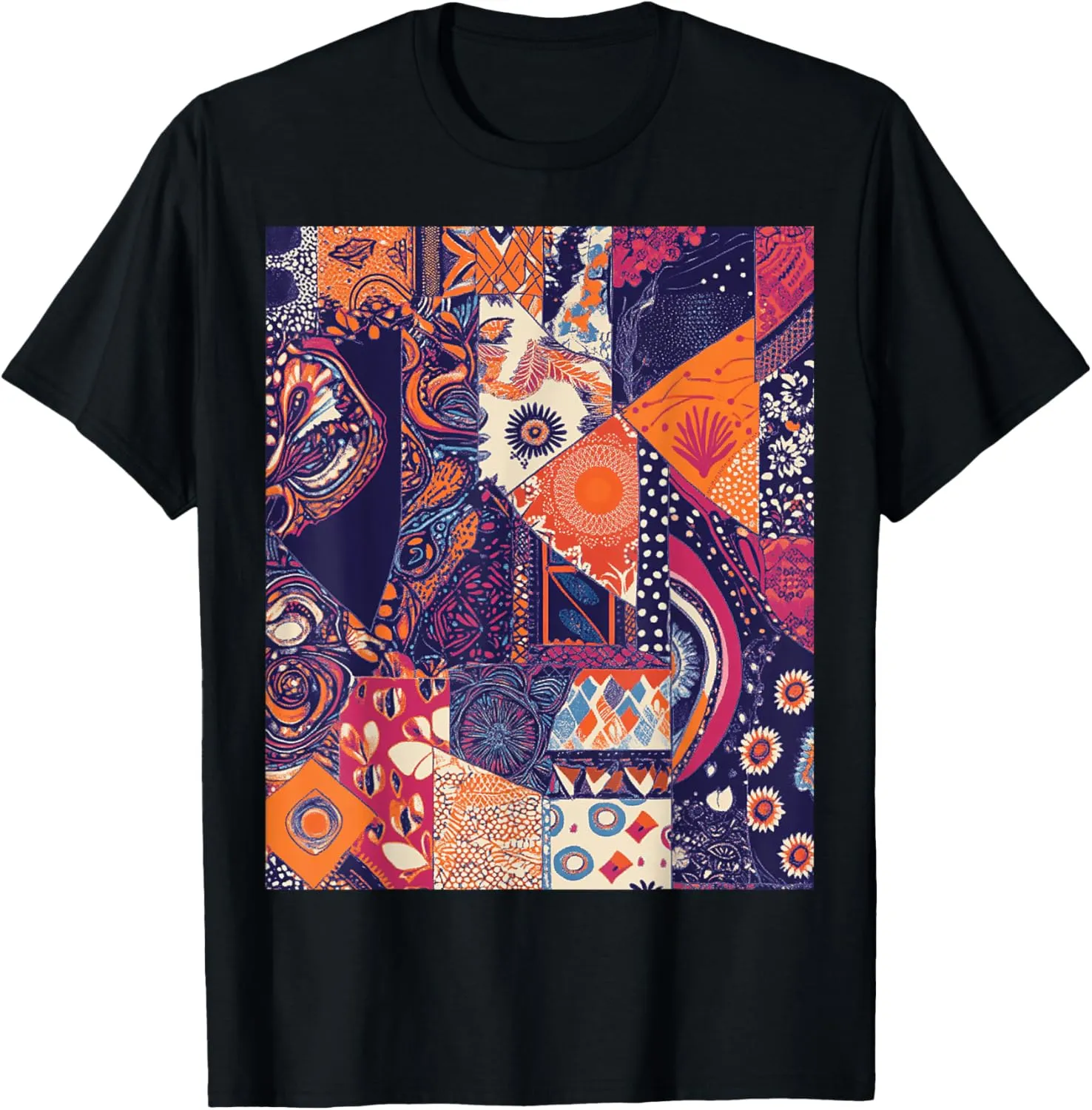 Eclectic Abstract Art Print Fashion T-Shirt