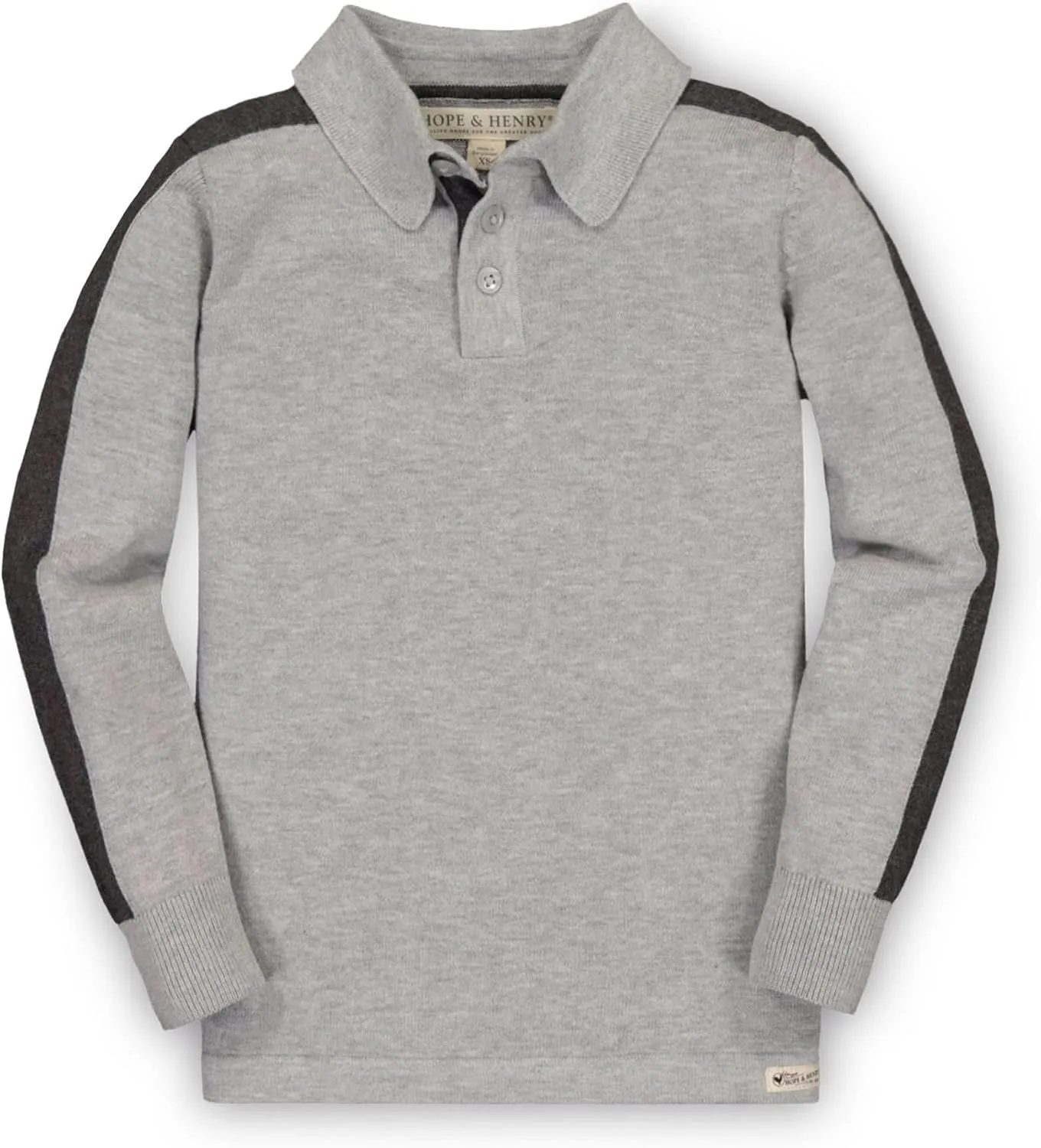 Hope & Henry Boys' Short Sleeve Sweater Polo