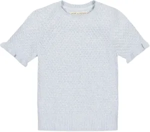 Hope & Henry Girls' Short Sleeve Sweater Top
