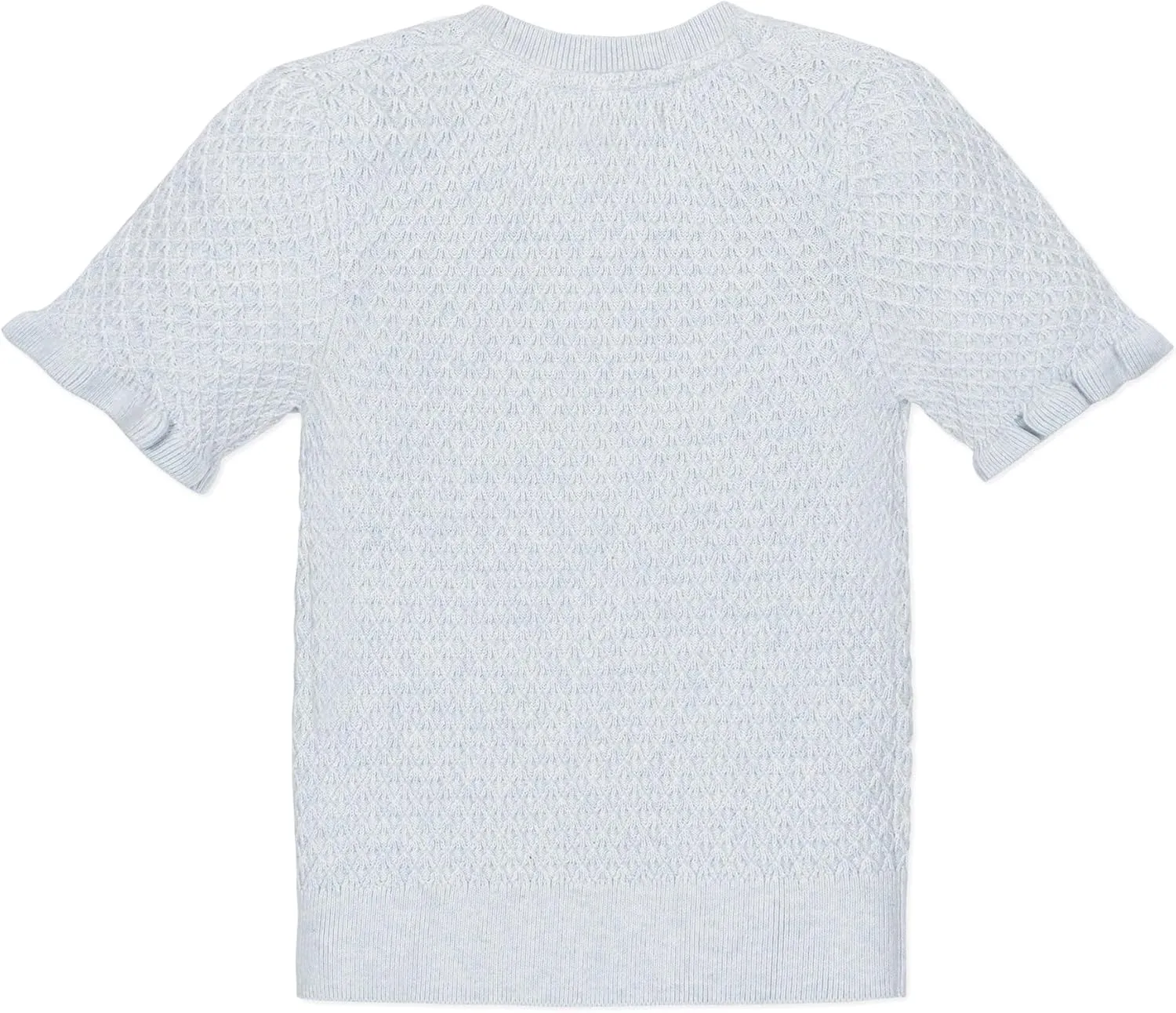 Hope & Henry Girls' Short Sleeve Sweater Top