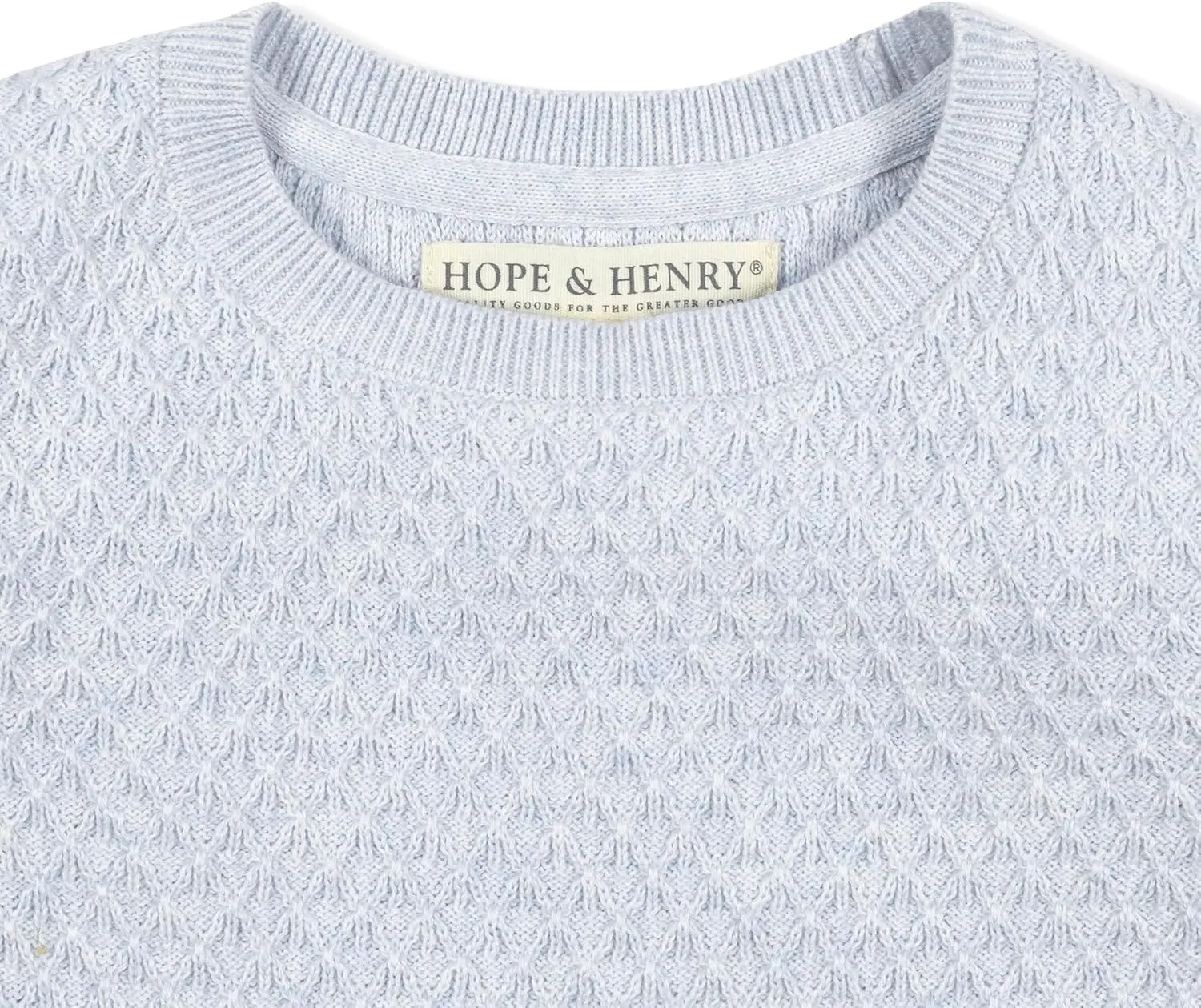 Hope & Henry Girls' Short Sleeve Sweater Top