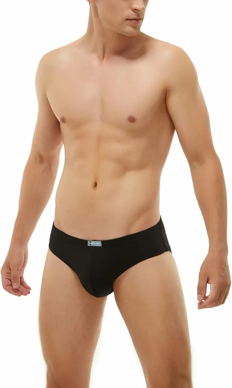 KNITLORD Men's Underwear Bamboo Viscose Soft Lightweight Mid/Low Rise Briefs 3 or 4 Pack