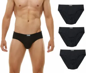 KNITLORD Men's Underwear Bamboo Viscose Soft Lightweight Mid/Low Rise Briefs 3 or 4 Pack