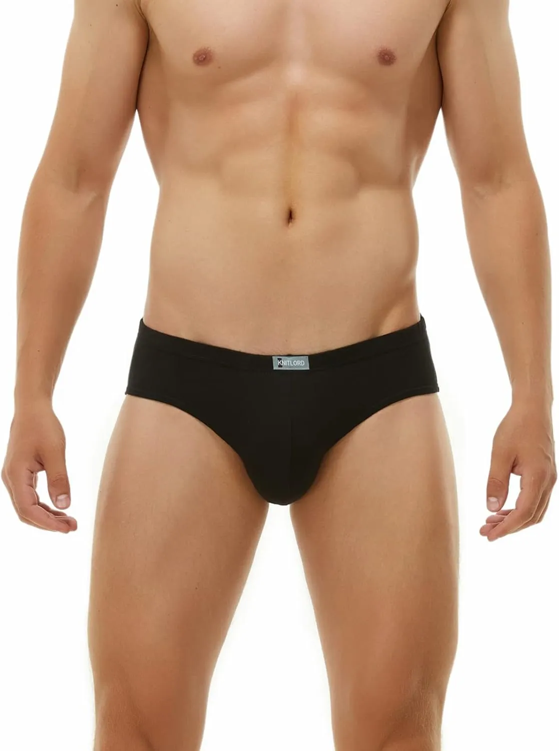 KNITLORD Men's Underwear Bamboo Viscose Soft Lightweight Mid/Low Rise Briefs 3 or 4 Pack