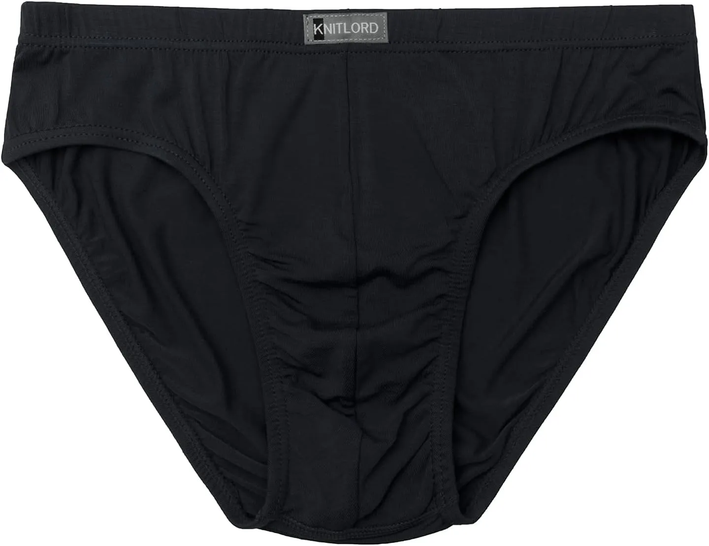 KNITLORD Men's Underwear Bamboo Viscose Soft Lightweight Mid/Low Rise Briefs 3 or 4 Pack