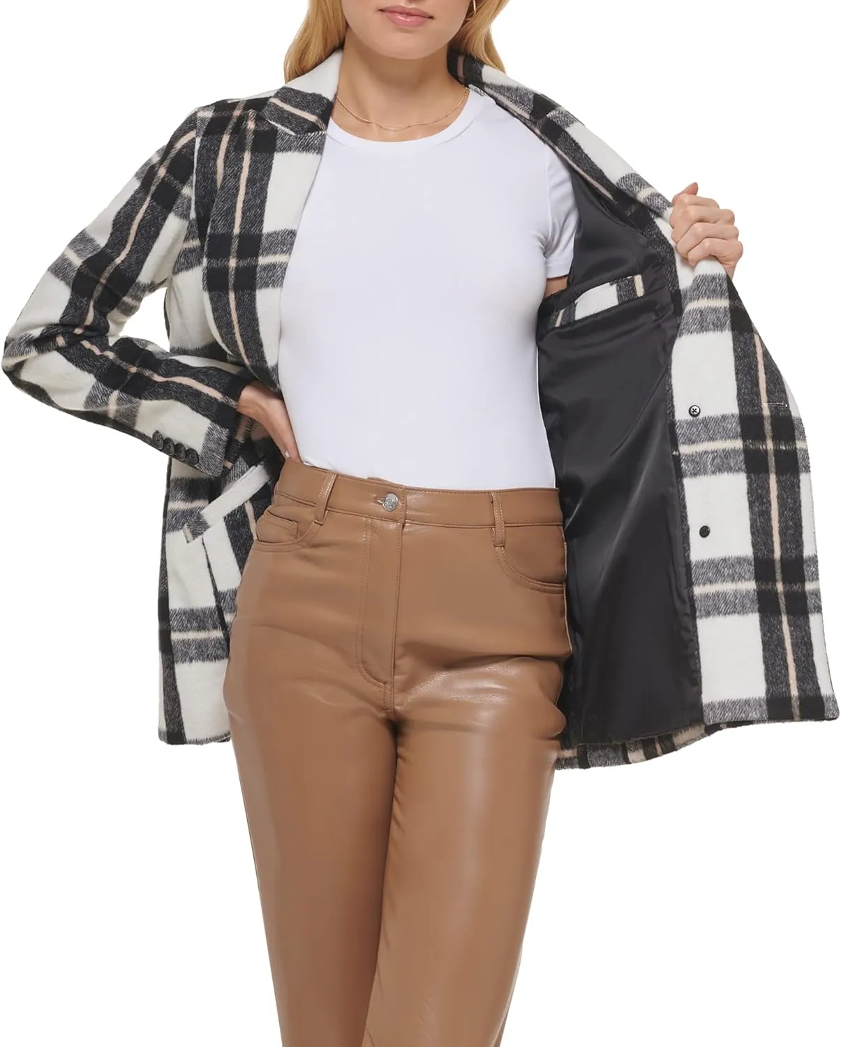 Levi's Women's Wool Blend Double Breasted Blazer
