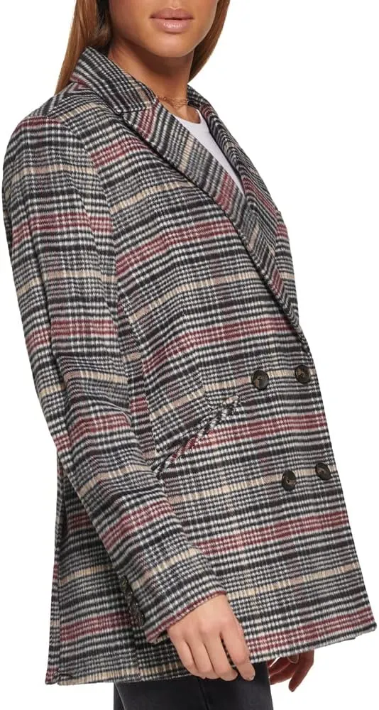 Levi's Women's Wool Blend Double Breasted Blazer