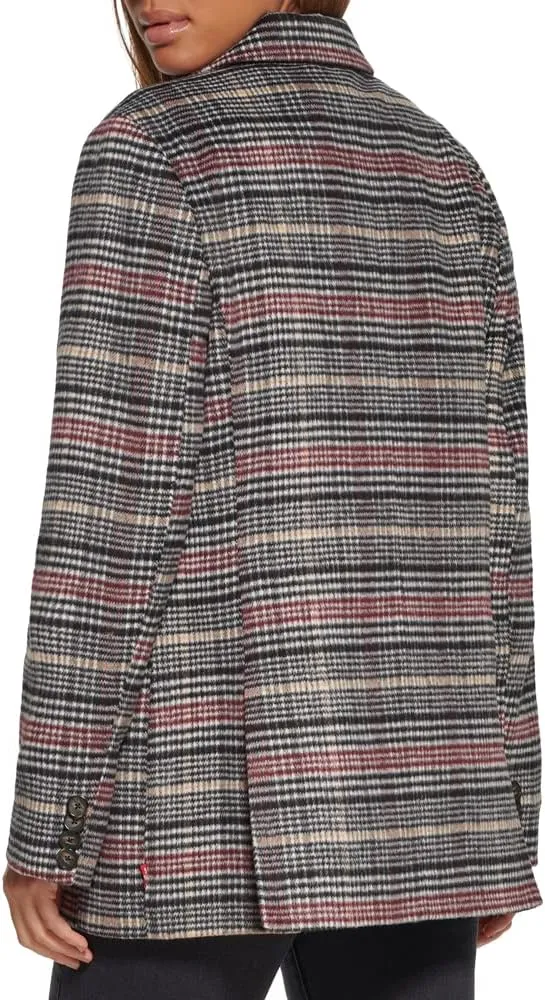Levi's Women's Wool Blend Double Breasted Blazer