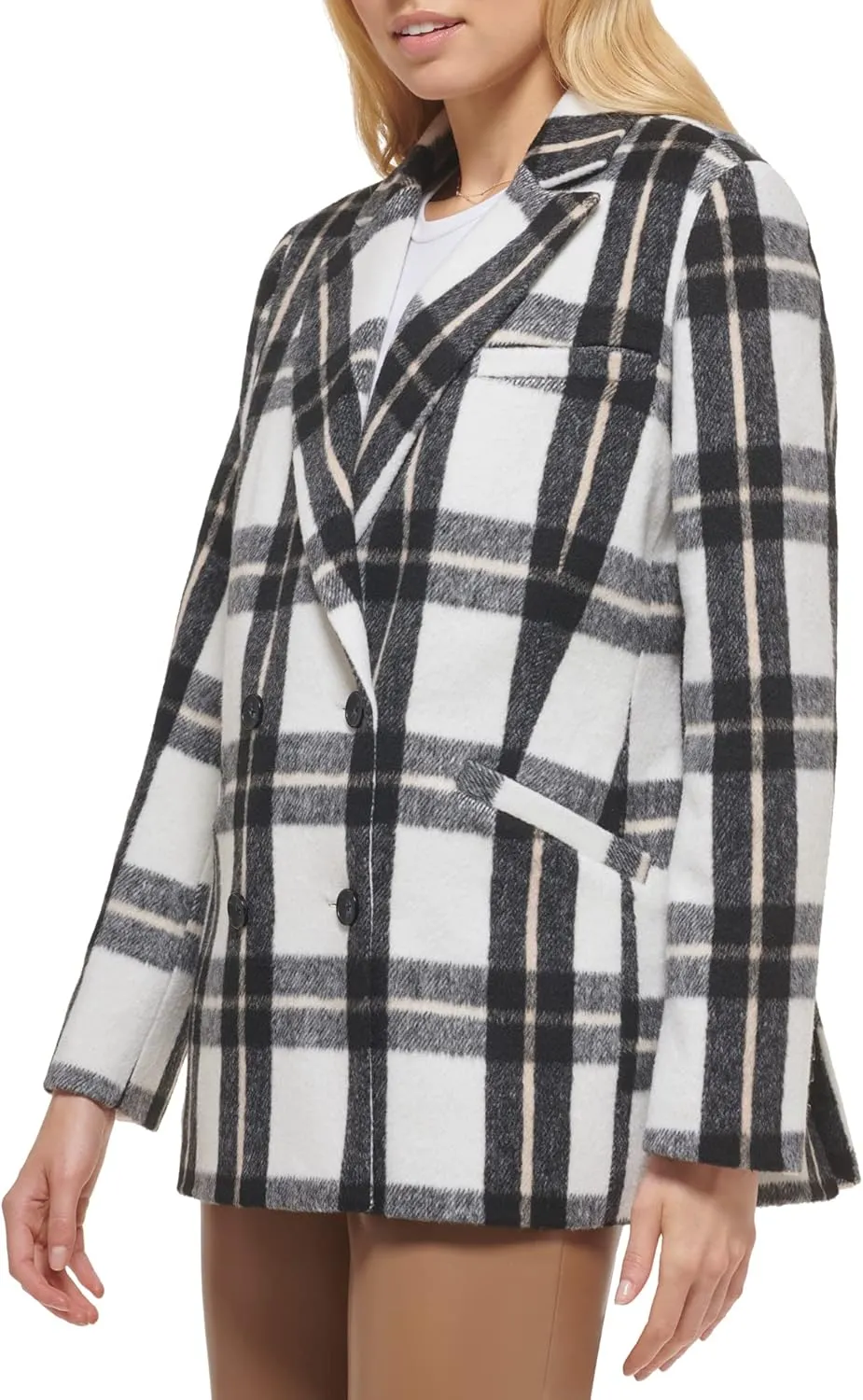 Levi's Women's Wool Blend Double Breasted Blazer