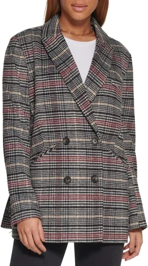 Levi's Women's Wool Blend Double Breasted Blazer