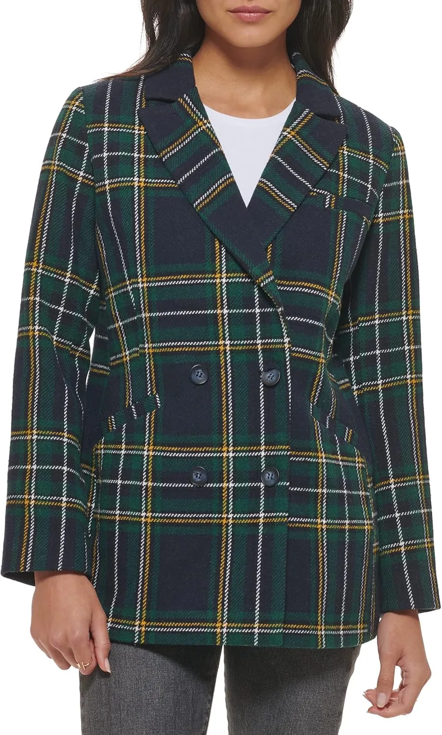 Levi's Women's Wool Blend Double Breasted Blazer