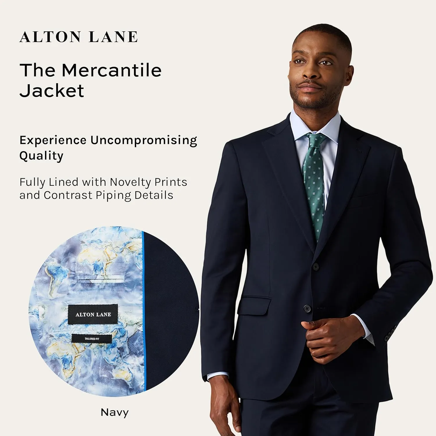 Mercantile Jacket Classic Fit - Premium Quality Suit Jacket for Men, Stylish and Elegant Formal Suit for Men