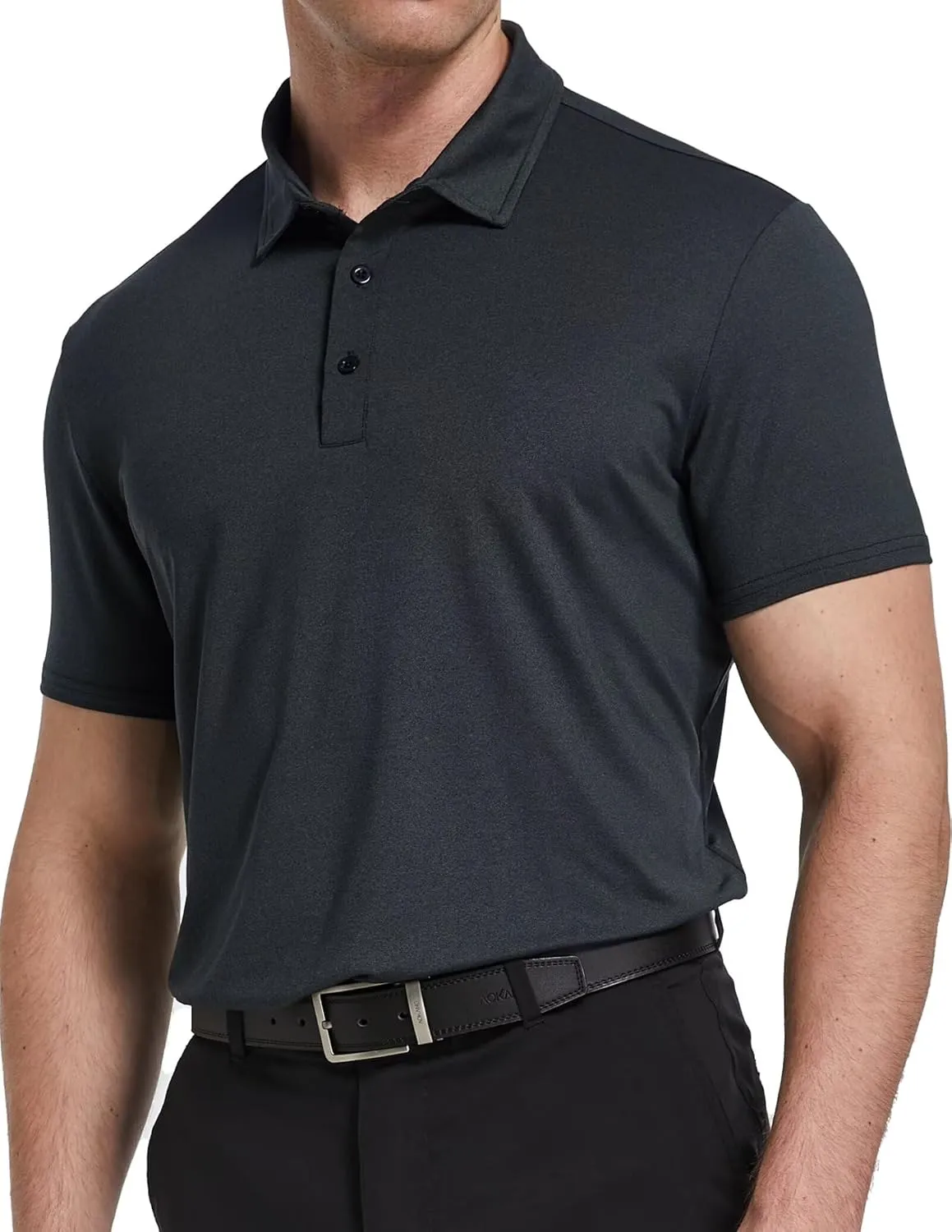 OYGSieg 6 Pack Mens Polo Shirts Performance Short Sleeve Golf Shirt Moisture Wicking Athletic Casual Collared T-Shirt