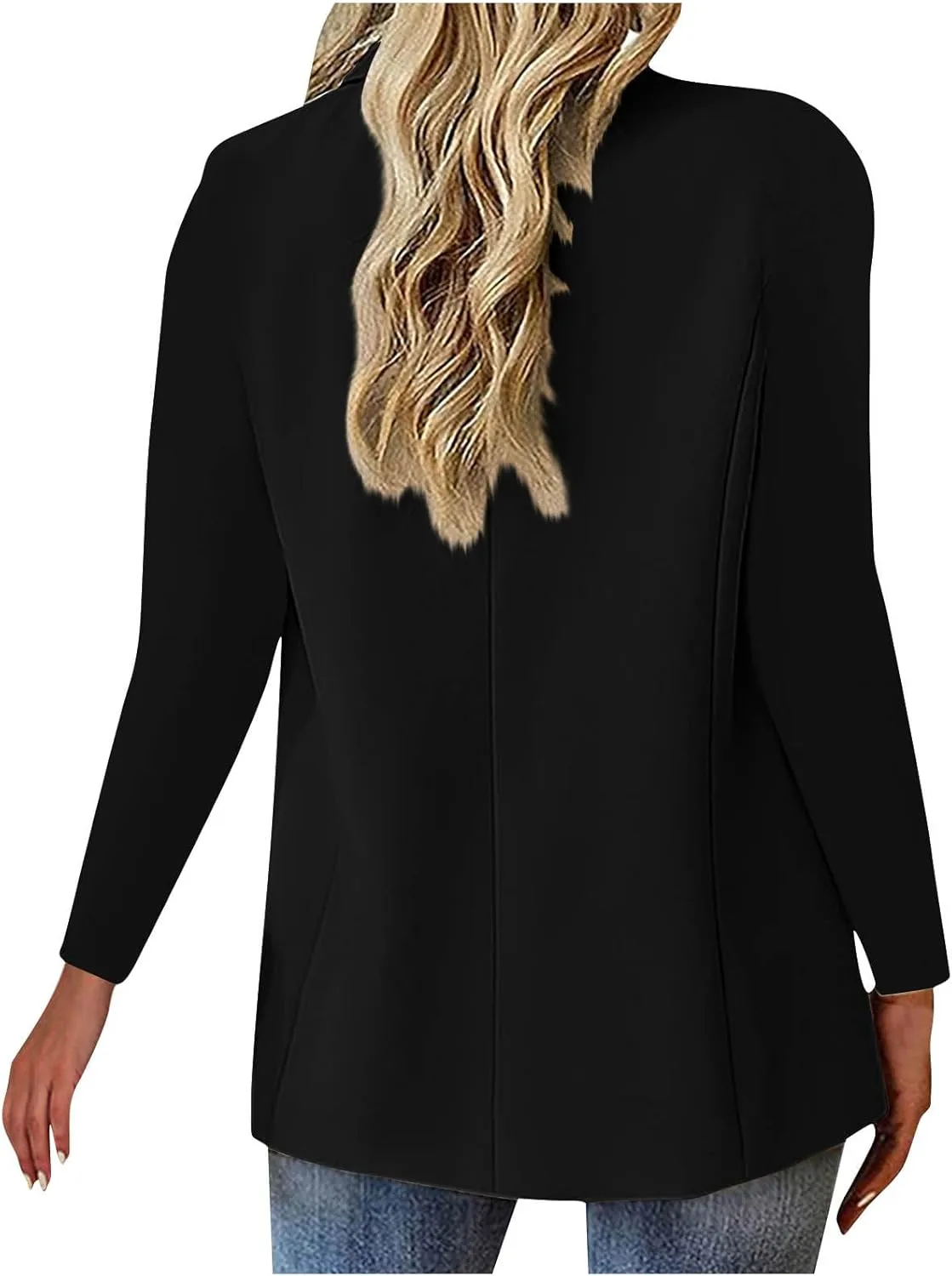 Suit Jackets for Women Business Casual Open Front Blazers Office Work Lightweight Coats Spring Summer Cardigan Suits