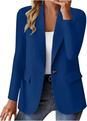 Suit Jackets for Women Business Casual Open Front Blazers Office Work Lightweight Coats Spring Summer Cardigan Suits