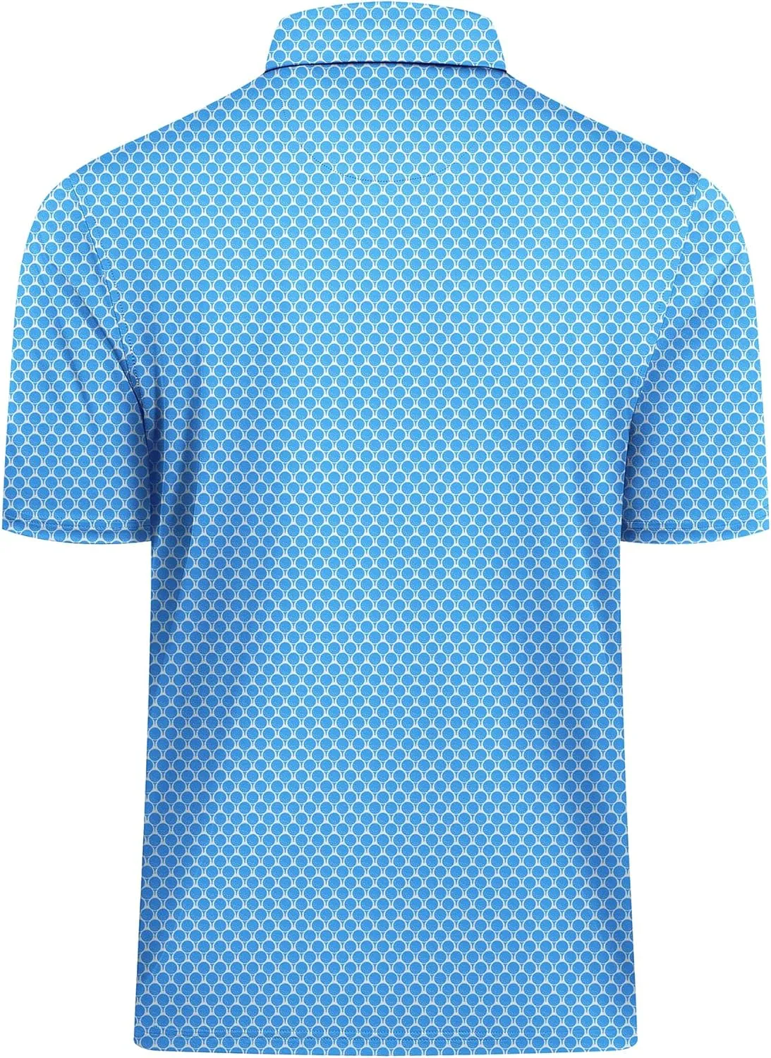 SWISSWELL Mens Golf Shirt Short Sleeve Moisture Wicking Print Polo Shirts for Men Performance Collared Summer Athletic Tshirt