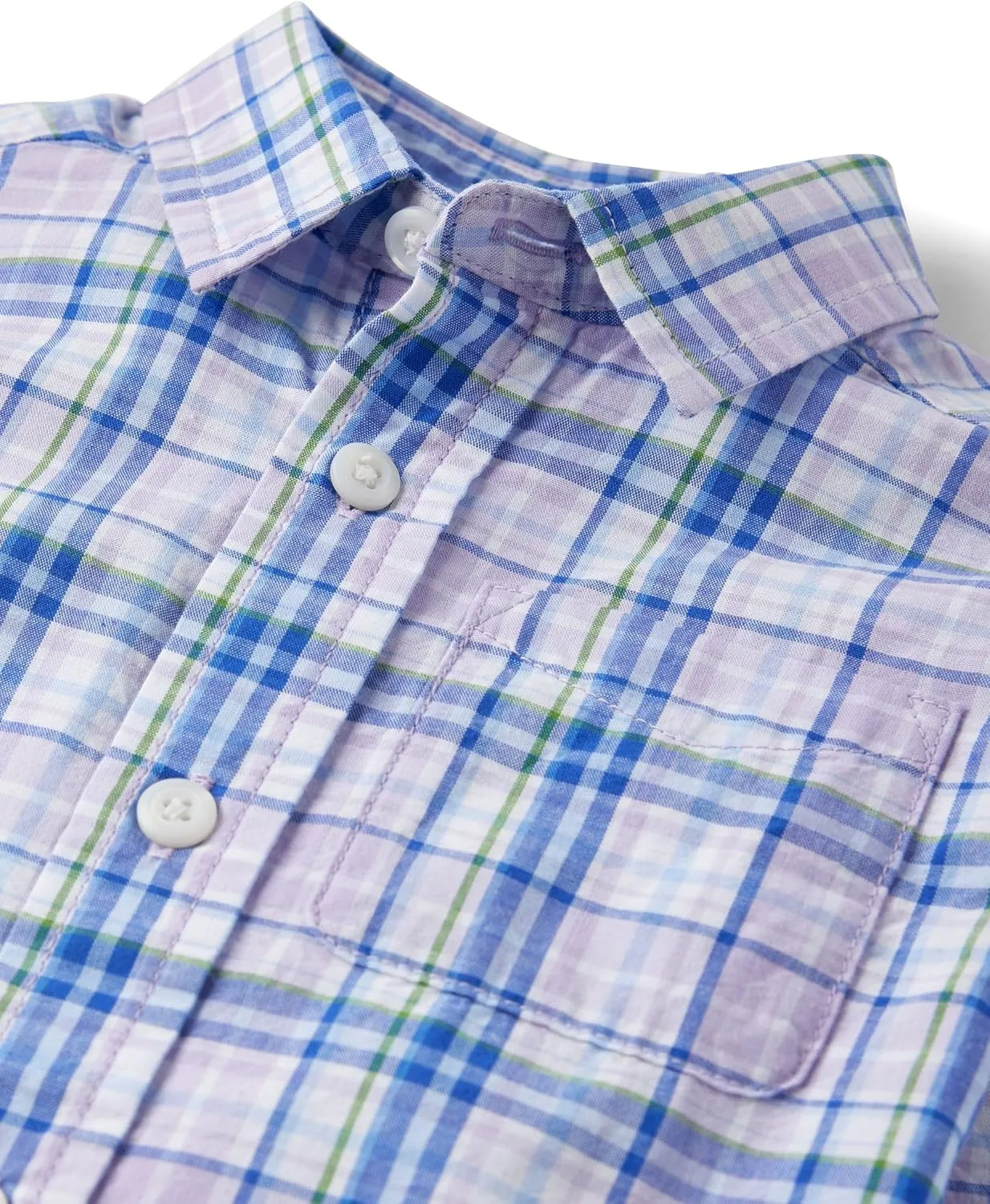 The Children's Place Boys' and Toddler Poplin Long Sleeve Button Down Shirt