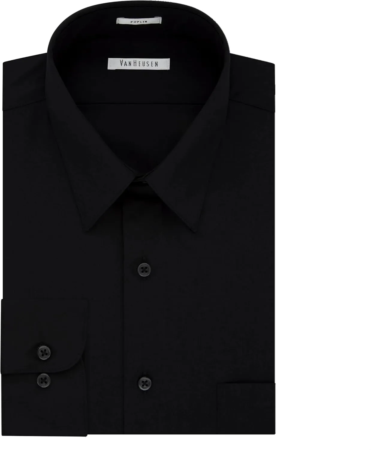 Van Heusen Men's Tall FIT Dress Shirts Poplin