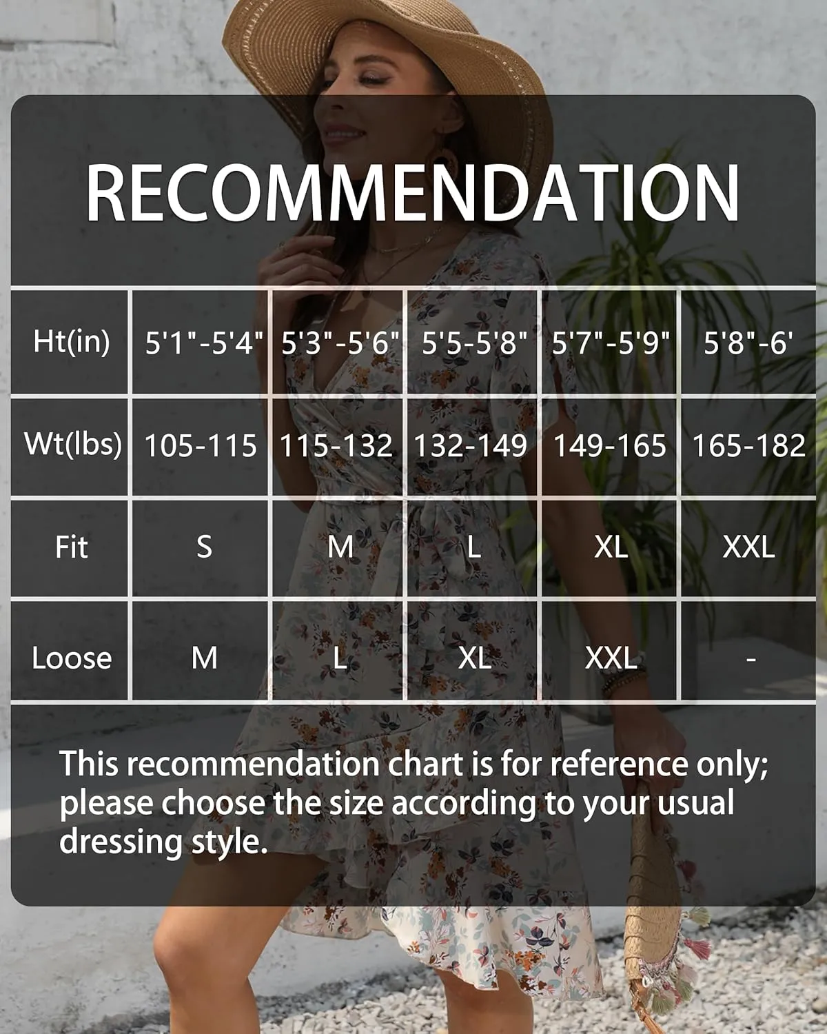 Womens Summer Dress 2025 Floral Boho Dress Wrap V Neck Short Sleeve Ruffle A Line Flowy High Low Midi Dresses