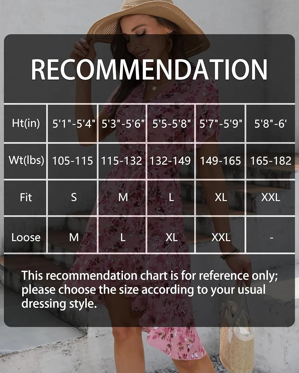 Womens Summer Dress 2025 Floral Boho Dress Wrap V Neck Short Sleeve Ruffle A Line Flowy High Low Midi Dresses
